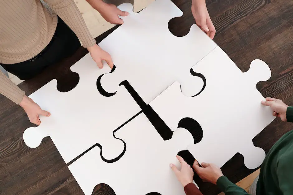 Image illustrating the concept of psychographic segmentation with different target audience groups represented by puzzle pieces.